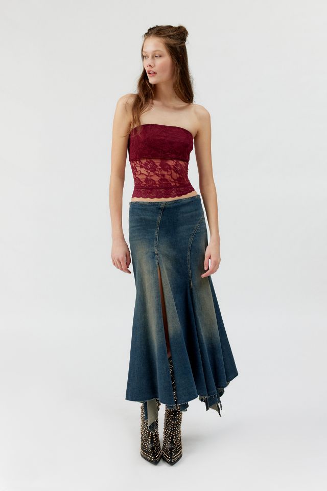 Urban Renewal Parties Remnants Classic Lace Tube Top