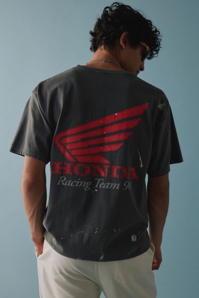 Urban Outfitters Honda Racing Team 98 Tee In Charcoal, Men's At