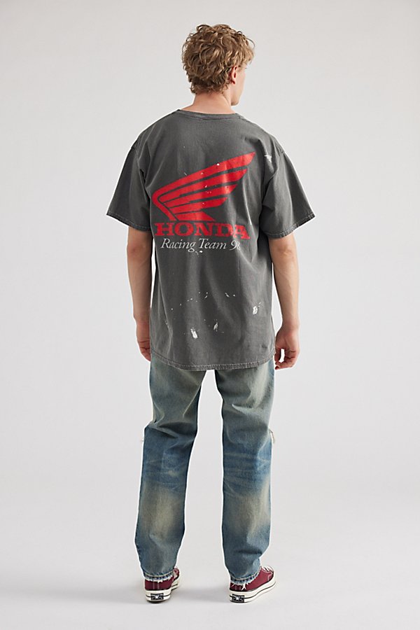 Urban Outfitters Honda Racing Team 98 Tee In Charcoal, Men's At
