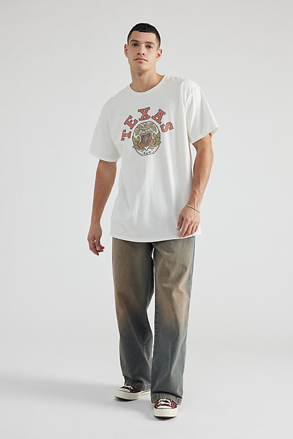 Shop Urban Outfitters Texas Crest Tee In White, Men's At