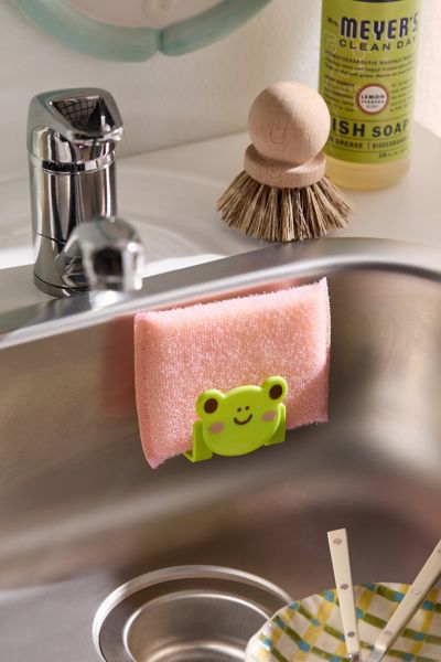 Urban Outfitters Frog Sponge Holder In Green At