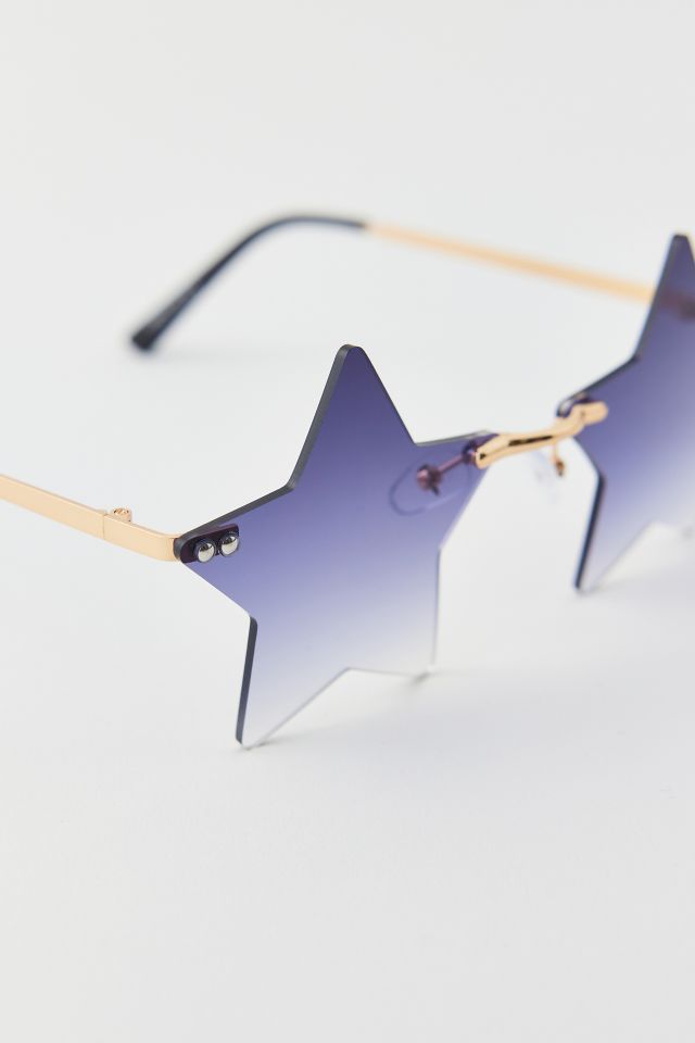 Ziggy Rimless Star-Shaped Sunglasses #1