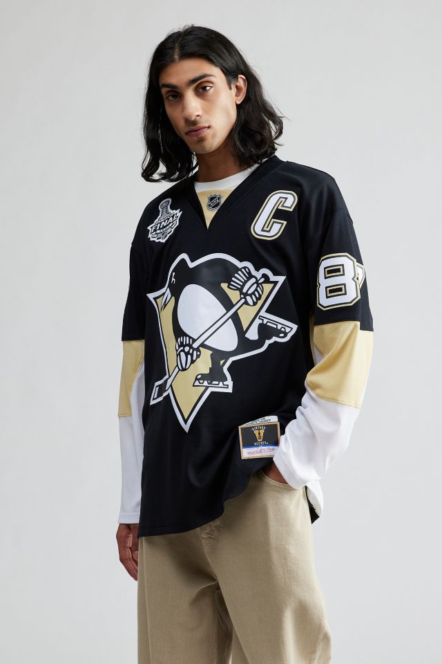 Mitchell & Ness Blue Line Sidney Crosby Pittsburgh Penguins 2008 Jersey #2