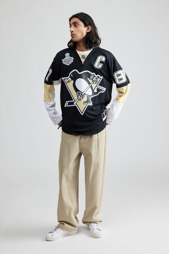 Mitchell & Ness Blue Line Sidney Crosby Pittsburgh Penguins 2008 Jersey #3