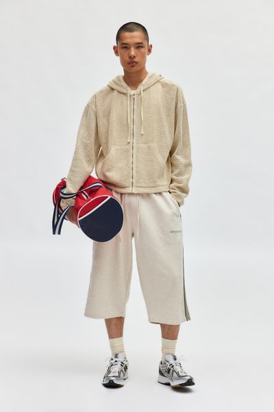 iets frans.. Wide Leg Paneled Cropped Track Pant