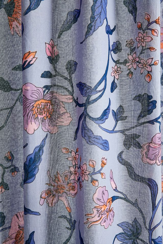 Ella Vine Floral Shower Curtain #1