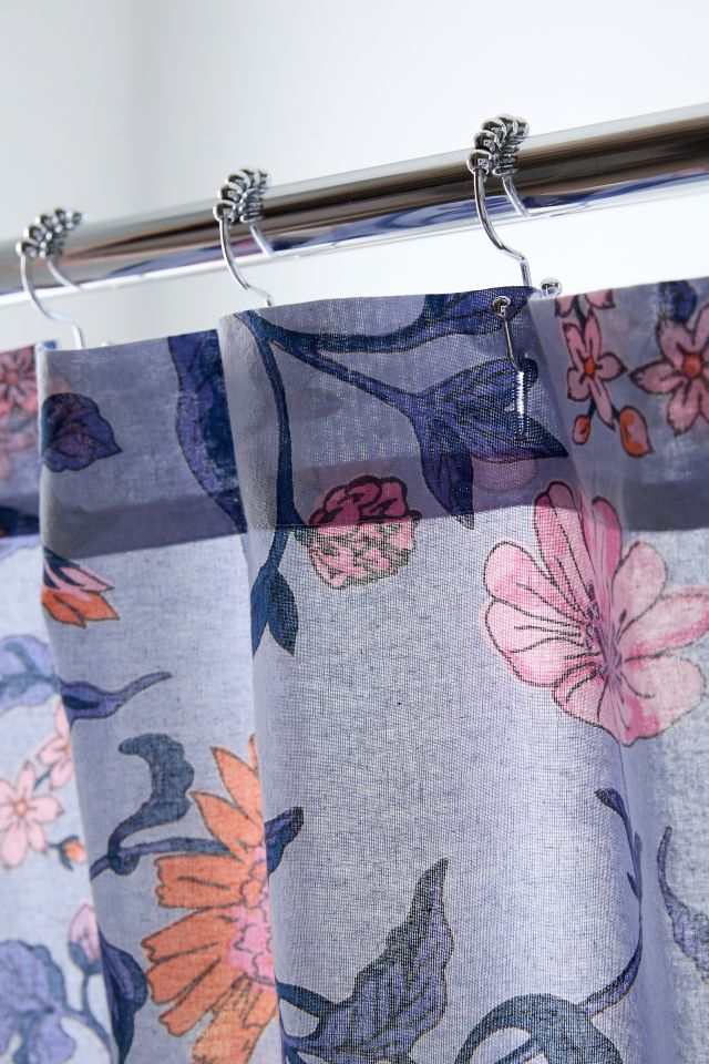 Ella Vine Floral Shower Curtain #2