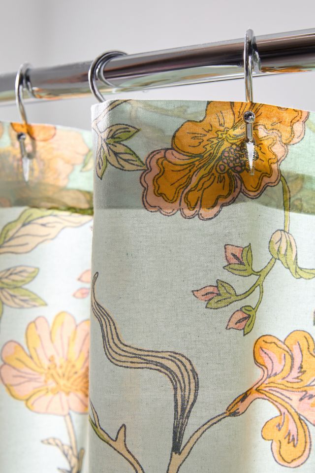 Ella Vine Floral Shower Curtain Urban Outfitters