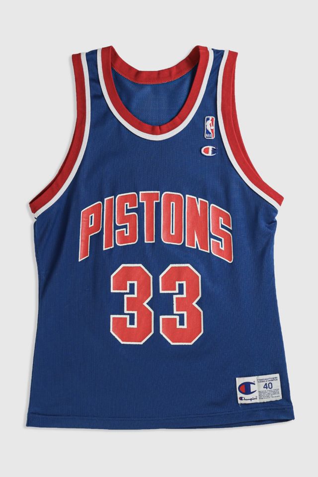 Classic best sale pistons jersey