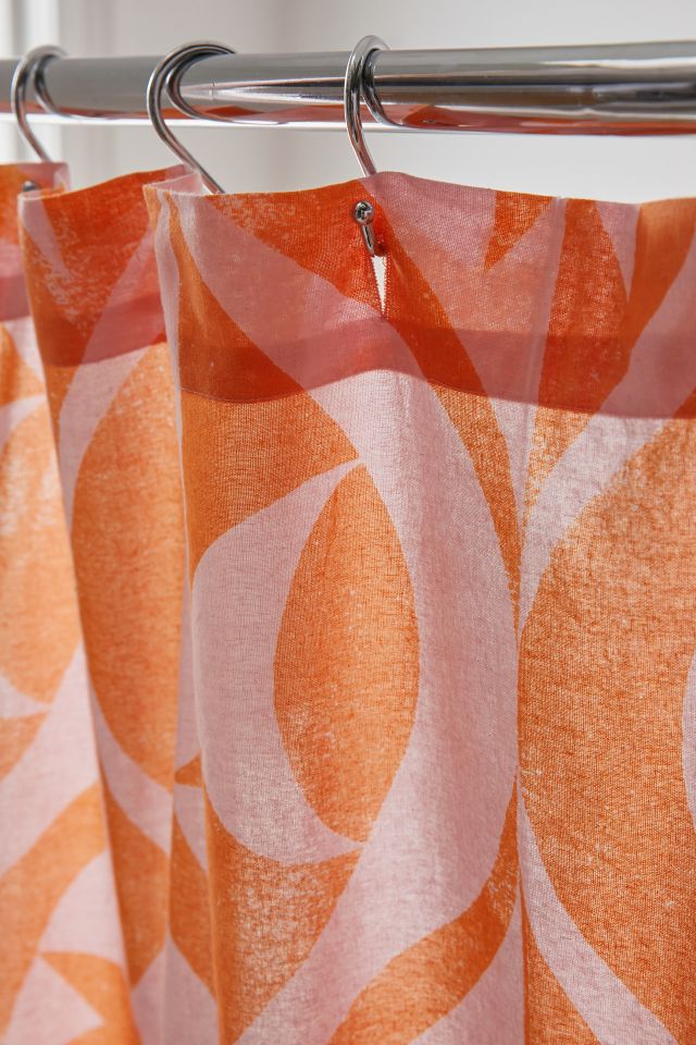 Max Celestial Woodblock Shower Curtain #2