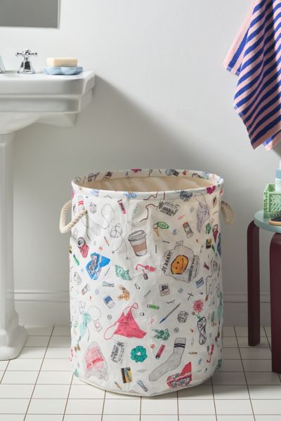 Urban Outfitters Printed Laundry Bag In White Hot Mess At