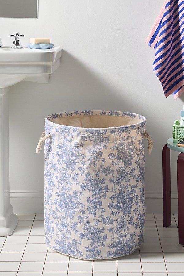 Urban Outfitters Printed Laundry Bag In Blue Toile At