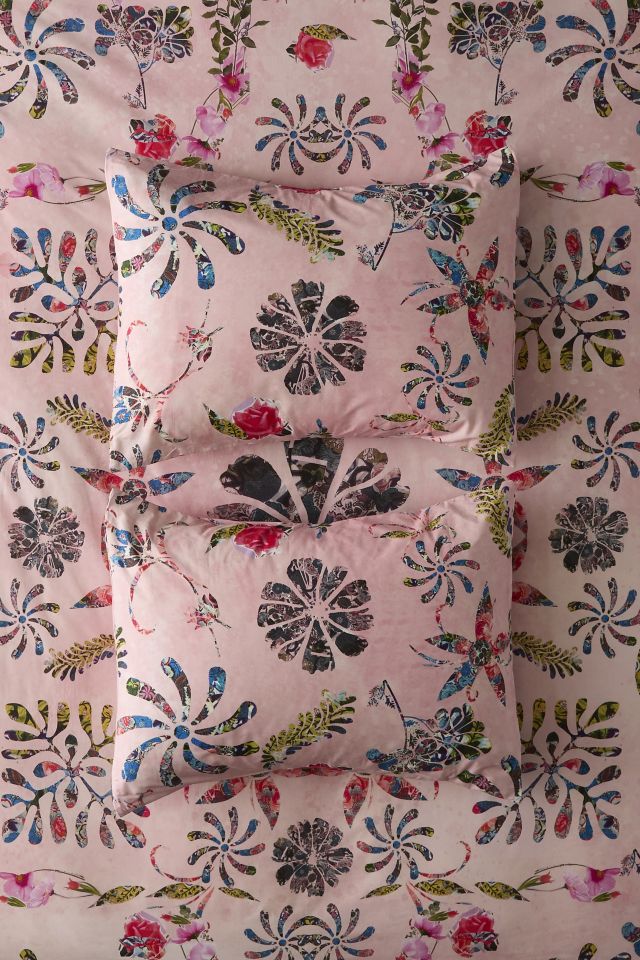 Ariella Floral Breezy Cotton Percale Sham Set #1