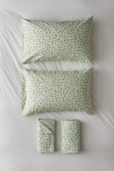 Rosebud Floral Sheet Set