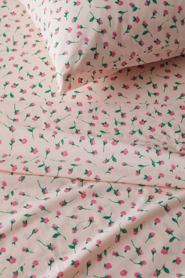 Rosebud Floral Sheet Set #3
