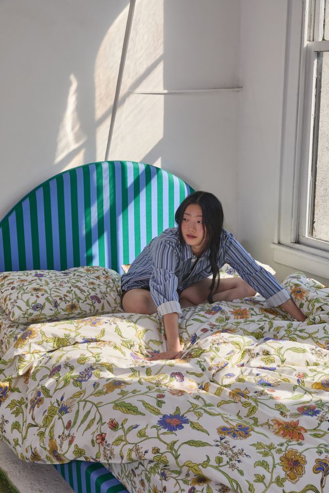 Ella Vine Floral Pattern Duvet Cover Set #1