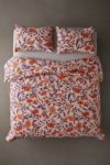 Ella Vine Floral Pattern Duvet Cover Set