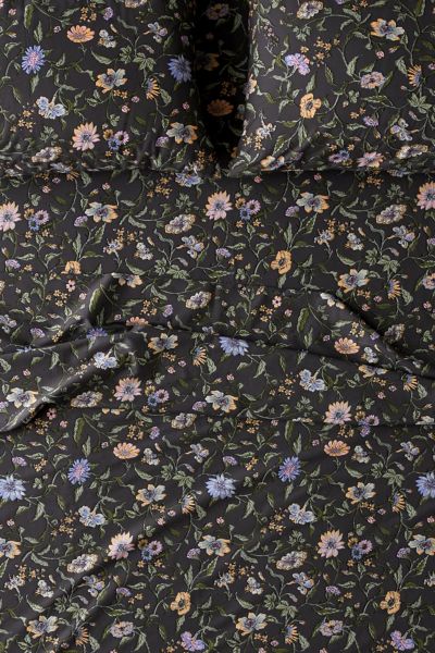 Briar Floral Gridded Sheet Set