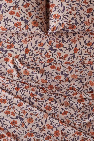 Ella Vine Floral Pattern Sheet Set