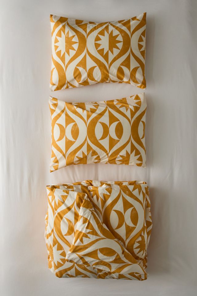Max Celestial Woodblock Duvet Set #5