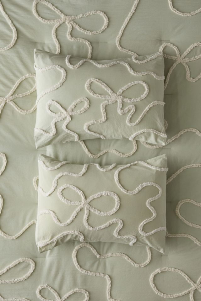 Wild Bows Tufted Cotton Sham Set #1