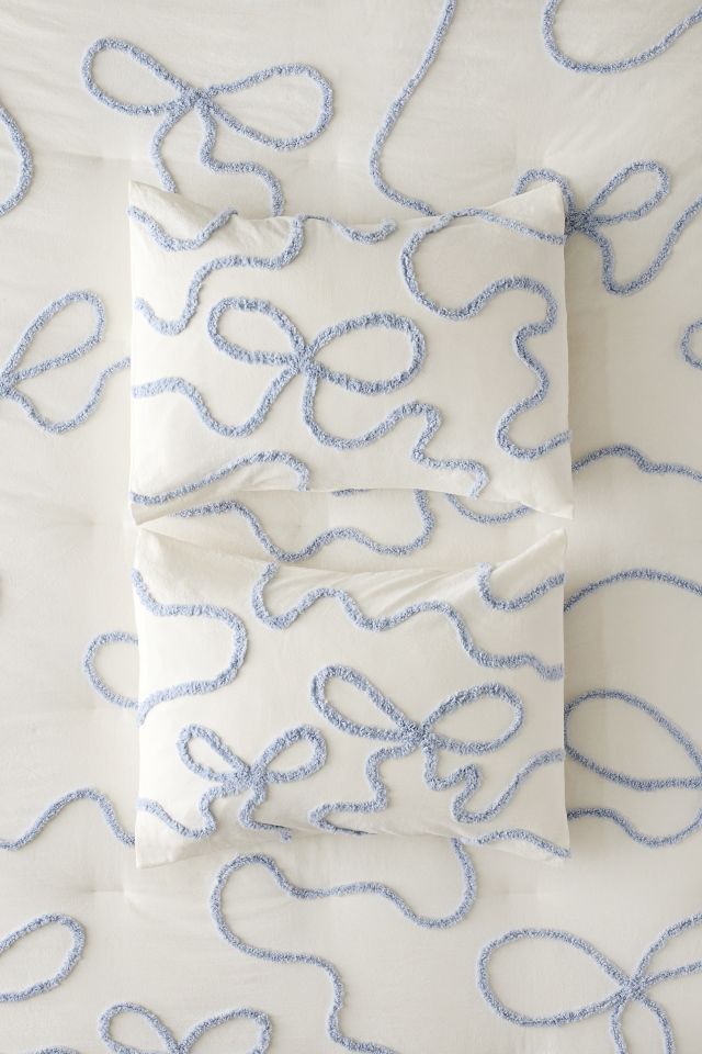 Wild Bows Tufted Sham Set