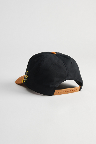 American Needle Boston Bruins Snapback Hat - Men's Black & Gold, One Size Fits All, Snap Closure