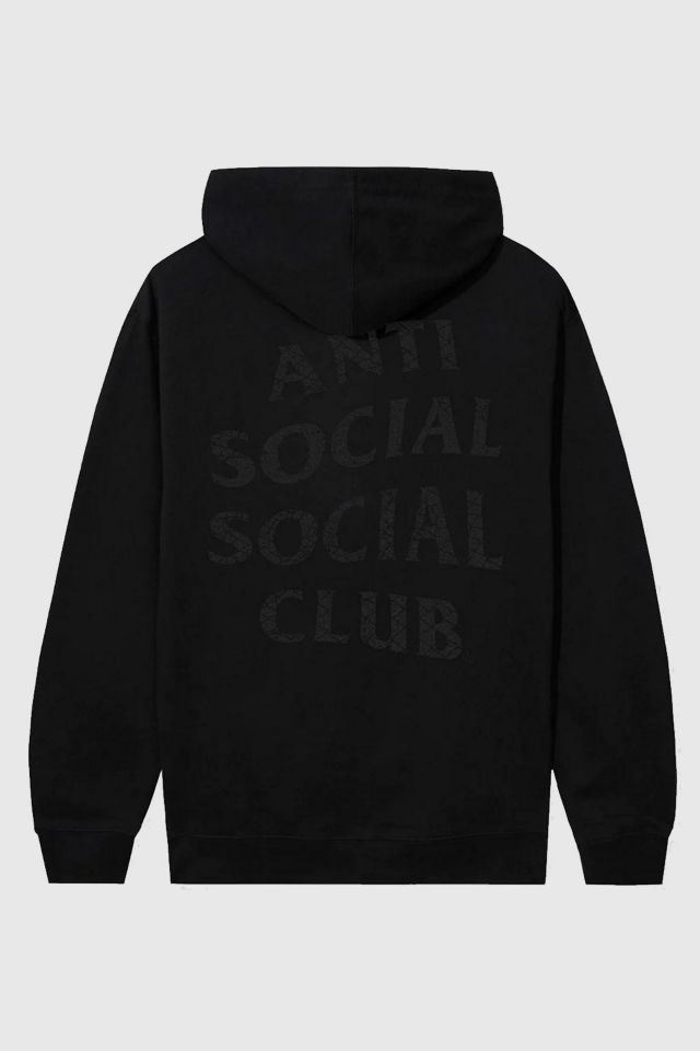 Anti social social club kkoch hot sale black hoody