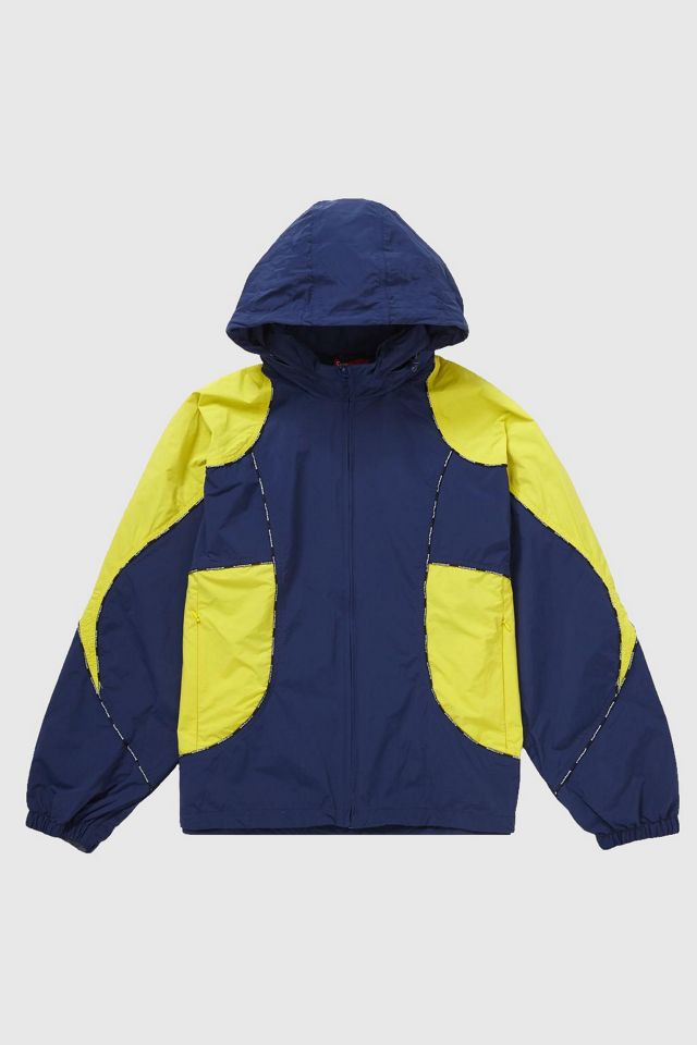 Supreme Logo Piping Hooded Track Jacket | Urban Outfitters Supreme Logo Piping Hooded Track Jacket | Urban Outfitters