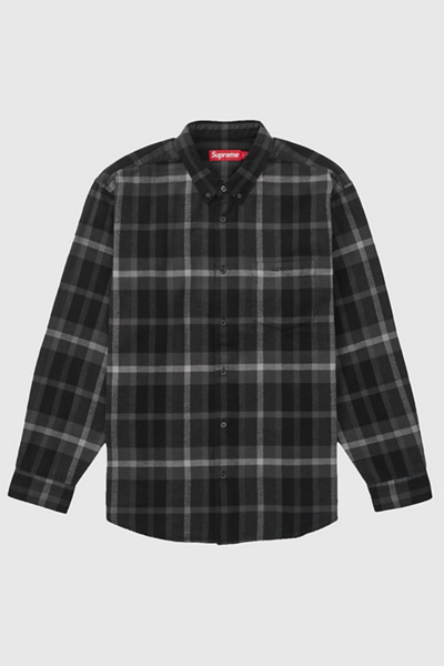 Supreme Plaid Flannel Shirt (FW23) | Urban Outfitters