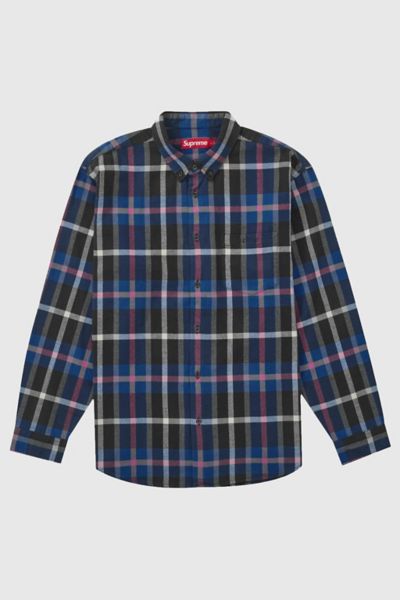 Supreme Plaid Flannel Shirt (FW23)