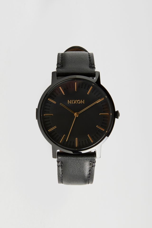 Nixon porter hot sale gold black