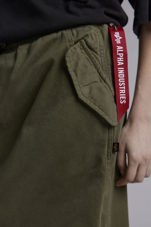 Alpha Industries Drawcord Canvas Midi Skirt #4