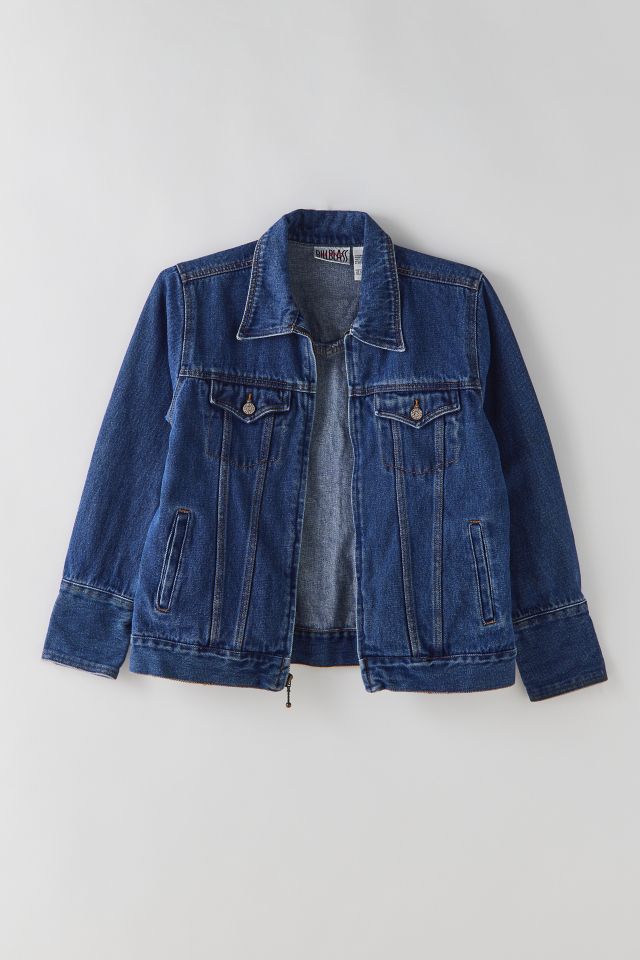 Vintage Zip-Up Denim Jacket