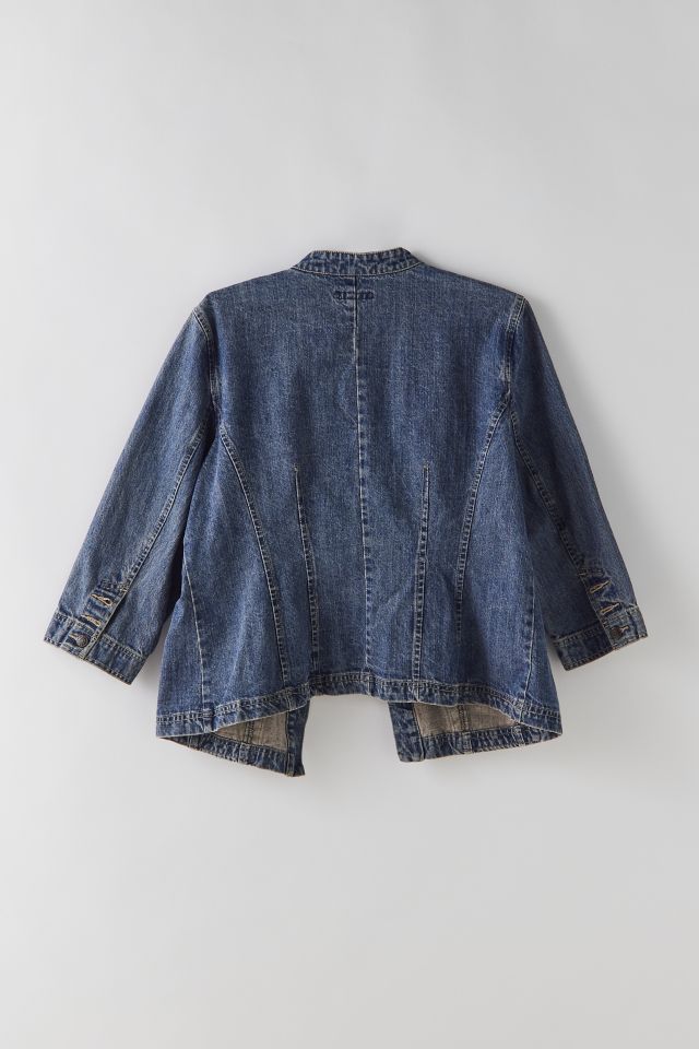 Vintage Denim Moto Jacket #1