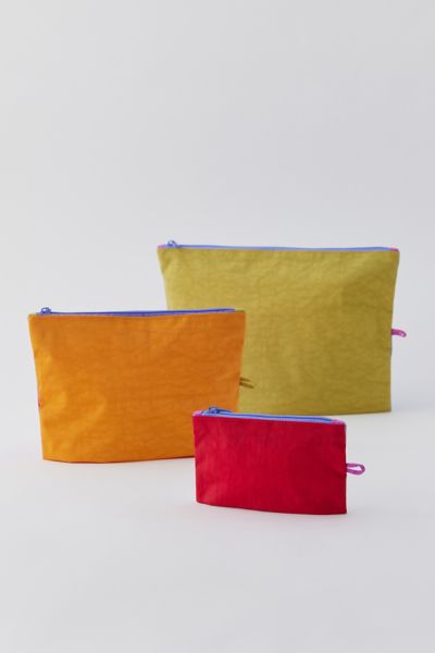Shop Baggu Go Pouch Set In Vacation Colorblock, Women's At Urban Outfitters