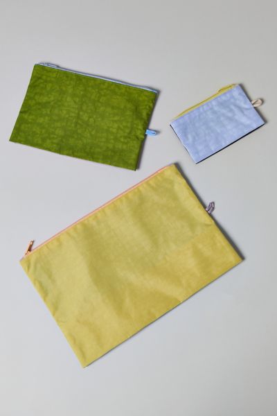 Baggu Go Pouch Set In Pastels Colorblock, Women's At Urban Outfitters In Pastels Colorblock