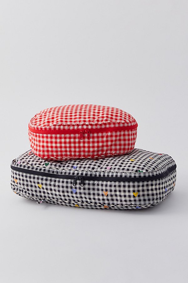 Shop Baggu Large Packing Cube Set In Gingham, Women's At Urban Outfitters