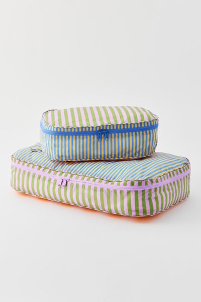 Shop Baggu Large Packing Cube Set In Hotel Stripes, Women's At Urban Outfitters
