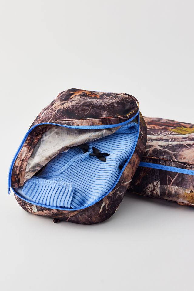 Lot De Grands Cubes De Rangement Baggu – Denim Numérique – Nylon Recyclé – Édition Limitée RARE