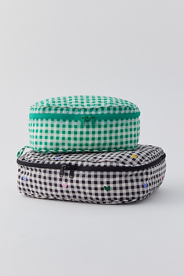 Shop Baggu Packing Cube Set In Gingham, Women's At Urban Outfitters
