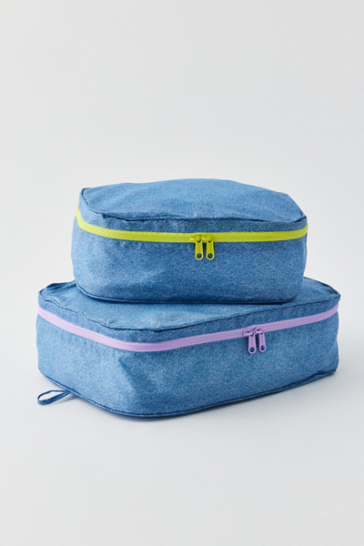 BAGGU Grand ensemble de cubes d'emballage - Denim