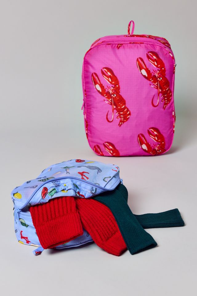 BAGGU 　バグー　パッキング キューブ トラベルポーチ　ピンク　レッド BAGGU Packing Cube Set | Urban Outfitters