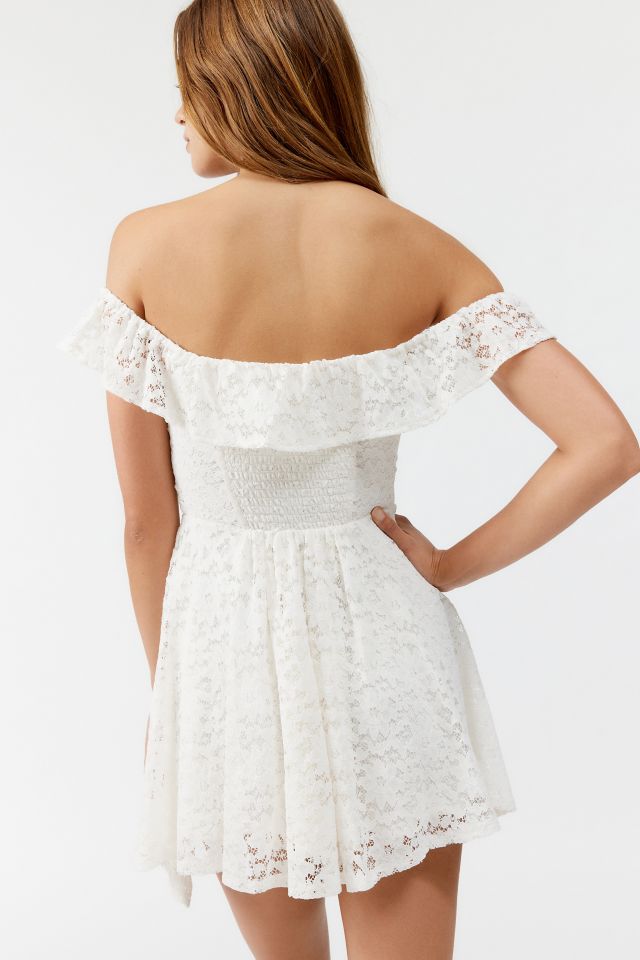 Kimchi Blue Lilly Lace Corset Mini Dress #5