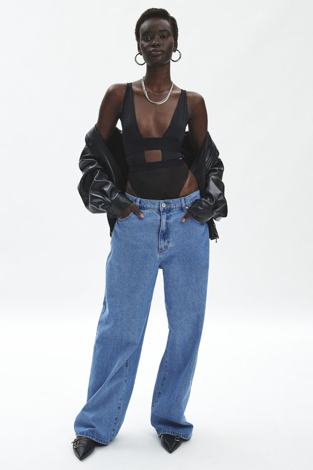 Bluebella Topaz Soft Body Mesh Plunge Bodysuit #3