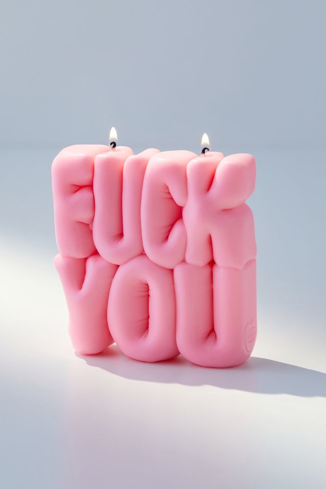 Wavey Casa F*** You Puffy Candle | Urban Outfitters Canada