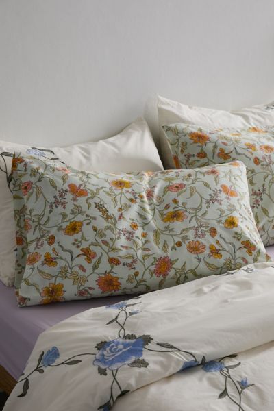 Ella Vine Floral Pillowcase Set