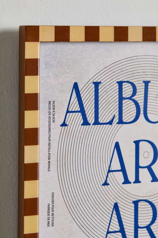 Checkered 12-Inch Vinyl Album Frame #1