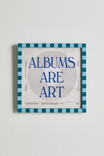 Checkered 12-Inch Vinyl Album Frame