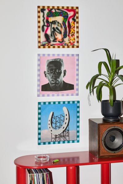 Checkered 12-Inch Vinyl Album Frame